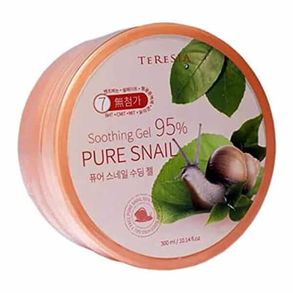 جل الحلزون الكوري الاصلي Teresia Korean snail soothing gel حجم 300 مل