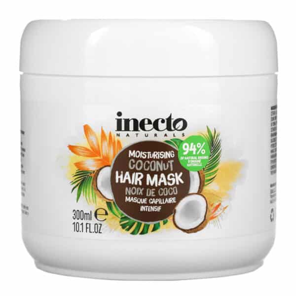 ماسك انيكتو للشعر بجوز الهند Inecto Moisturising Coconut Hair Mask حجم 300 مل