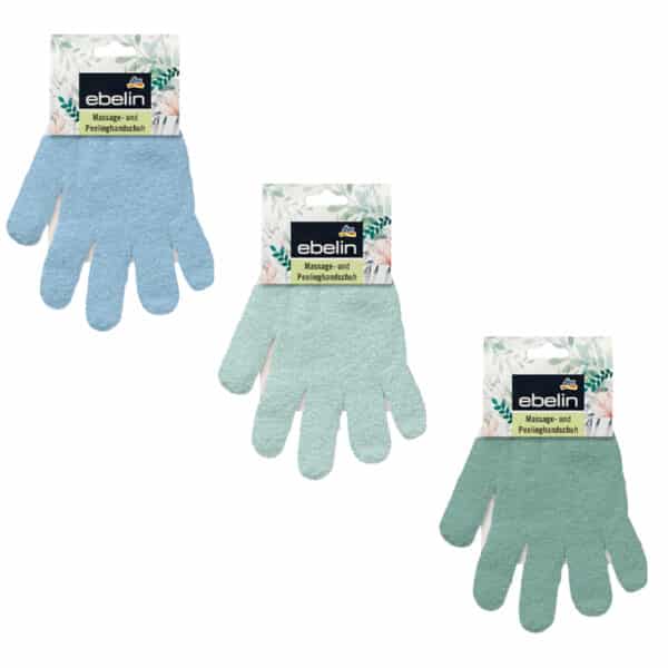 قفازات الاستحمام ايبلين Dm gloves بأشكل مختلفة وألوان متعددة