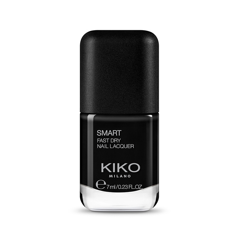 كيكو ميلانو مناكير Kiko Milano Smart Nail Lacquer / لون أسود / درجة 45