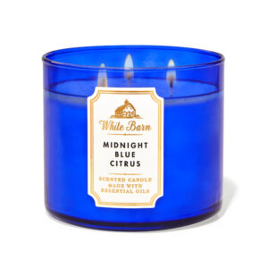 شمعة باث اند بودي ووركس Bath and Body Works Midnight Blue Citrus Candle بـ 3 فتلات