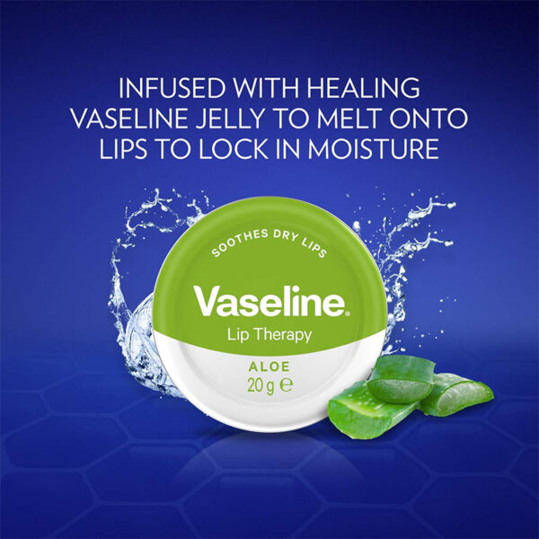 فازلين الصبار للشفايف Lip Therapy Vaseline Aloe Vera حجم 20 جم