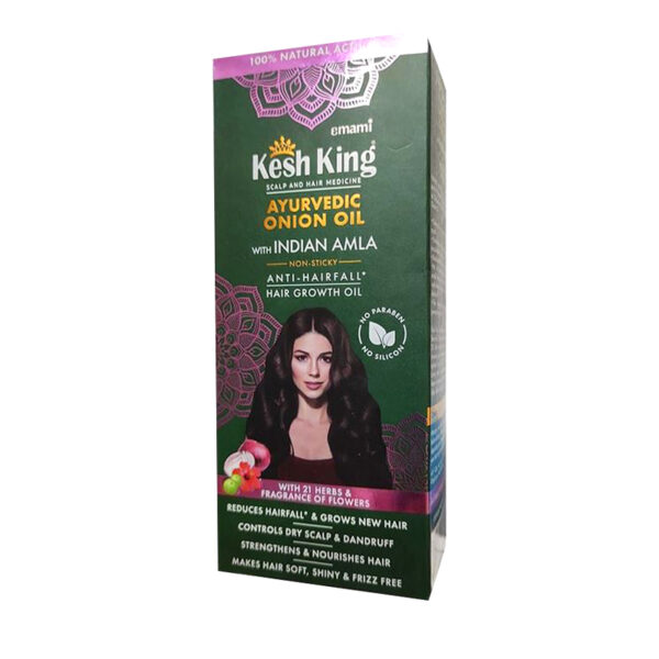 زيت شعر كيش كينج بالبصل والأملا الهندية Kesh King Ayurvedic Onion Oil With Indian Amla حجم 300 مل